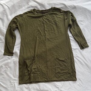 Amazon Olive Green Women's Tunic Top